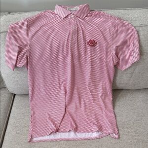 Men's red Patterned Polo Shirt bettenardi putters